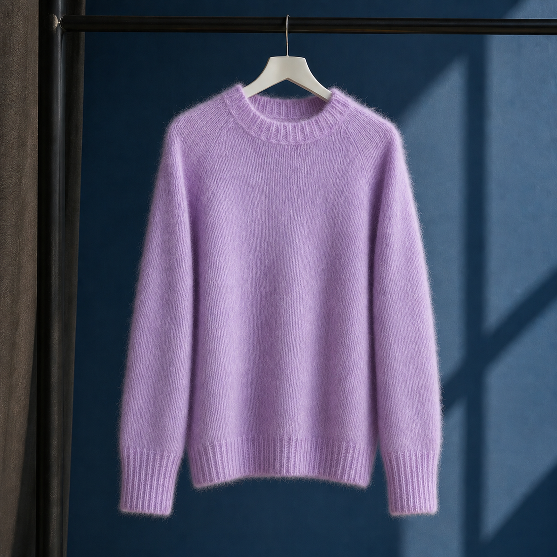 Renata Brushed Sweater - Hazy Purple