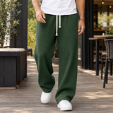 Christopher Wide Leg Pants - Dark Green