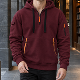 Alexander Utility Hoodie - Wine Red