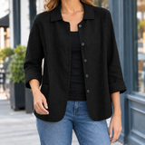 Cassia Relaxed Blazer - Black