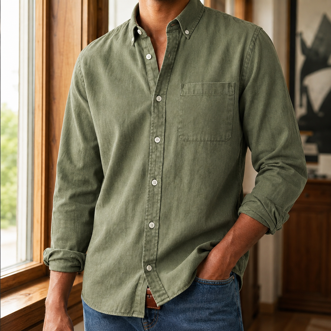 Fabian Relaxed Shirt - Green