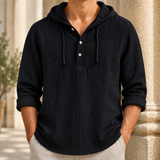 James Hooded Shirt - Black
