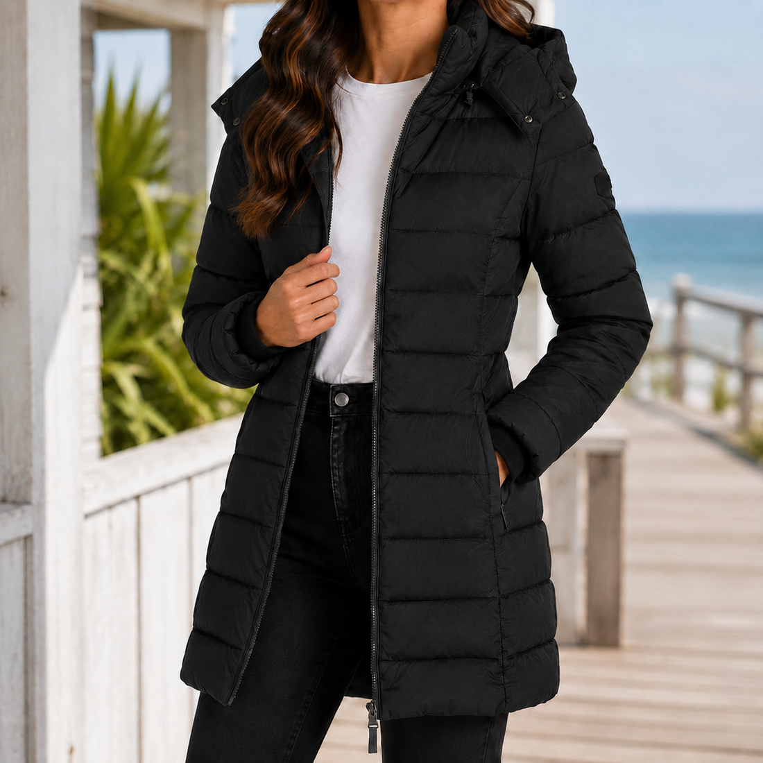 Odette Quilted Jacket - Black