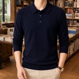 Julian Polo Sweater - Navy Blue