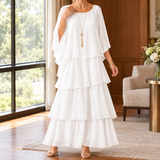 Tabitha Tiered Maxi Dress - White